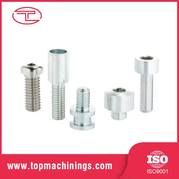 Pièces usinées à vis en aluminium